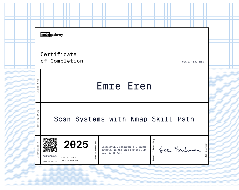 Scan Systems with Nmap Skill Path